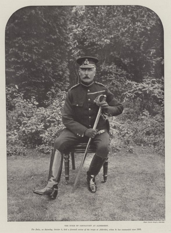 The Duke of Connaught at Aldershot by English Photographer