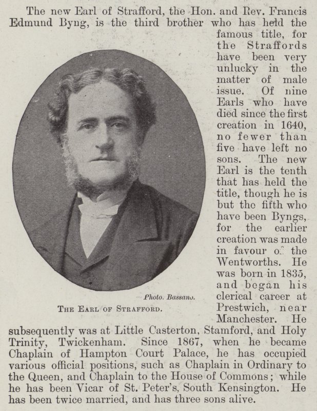 The Earl of Strafford by English Photographer