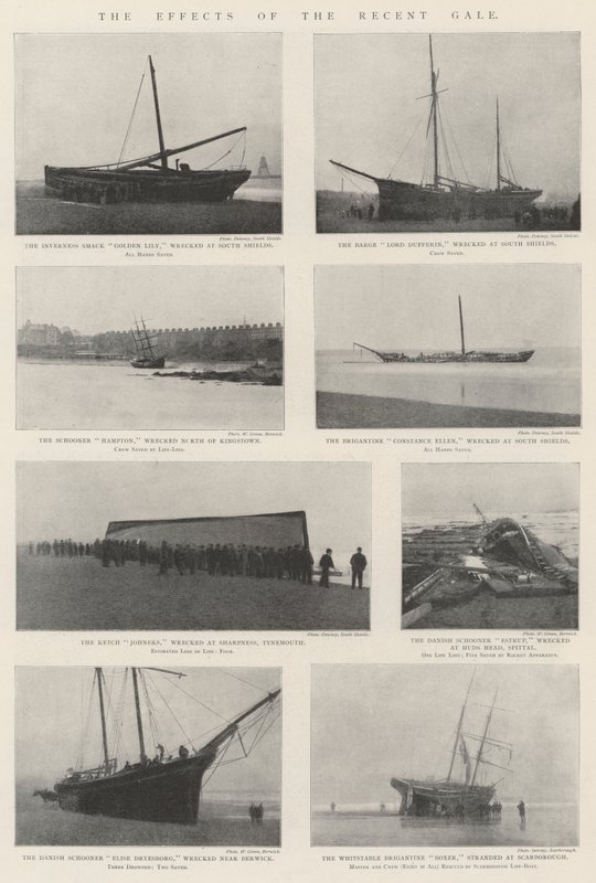 The Effects of the Recent Gale by English Photographer