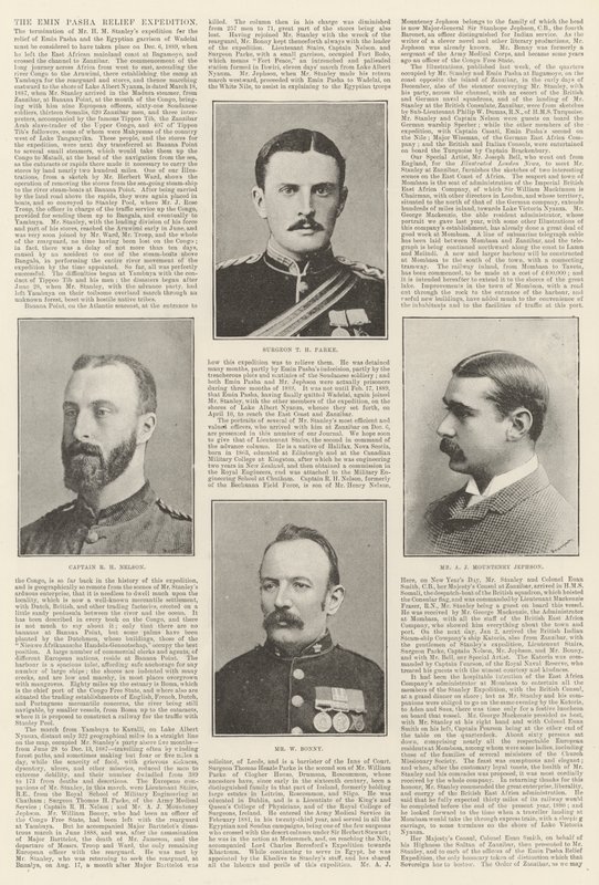 The Emin Pasha Relief Expedition by English Photographer