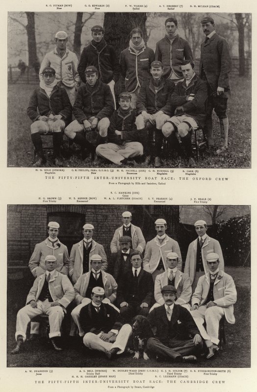 The Fifty-Fifth Inter-University Boat Race by English Photographer