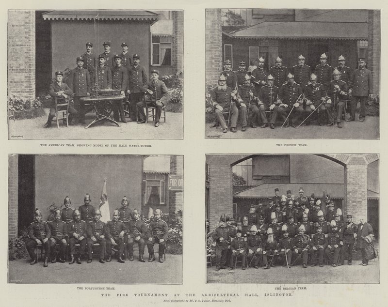 The Fire Tournament at the Agricultural Hall, Islington by English Photographer