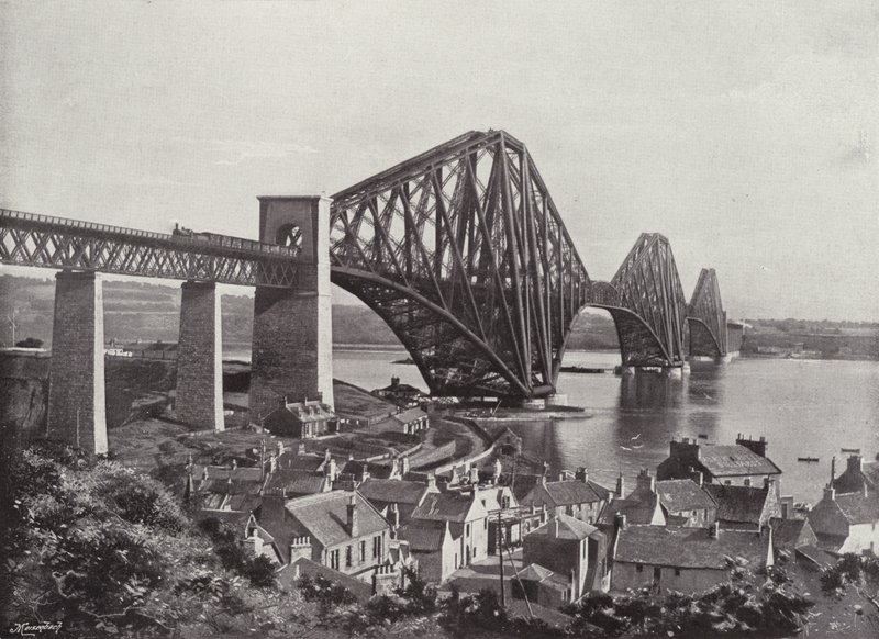 The Forth Bridge, from North Queensferry by English Photographer