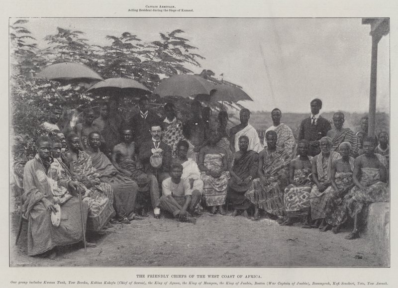 The Friendly Chiefs of the West Coast of Africa by English Photographer