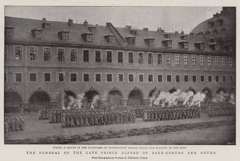 The Funeral of the Late Prince Alfred of Saxe-Coburg and Gotha by English Photographer