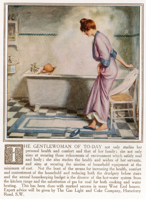 The Gas Light and Coke Company, Horseferry Road, SW. Advertisement by English Photographer