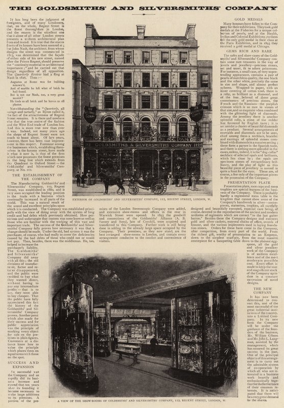 The Goldsmiths and Silversmiths Company by English Photographer
