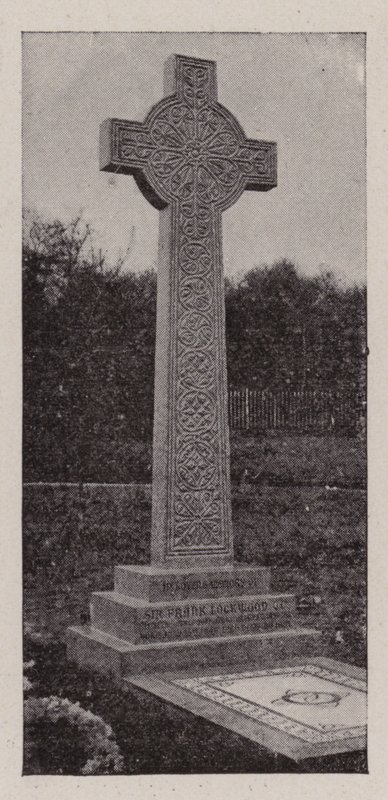 The Grave of Sir Frank Lockwood by English Photographer