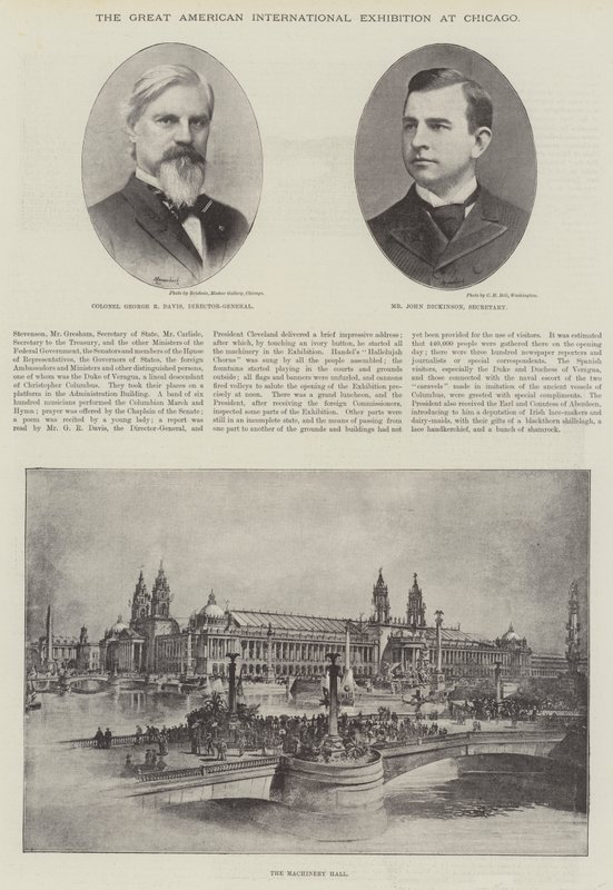 The Great American International Exhibition at Chicago by English Photographer