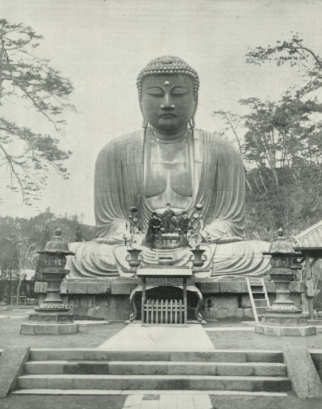 The Great Bronze Buddha, Japan by English Photographer