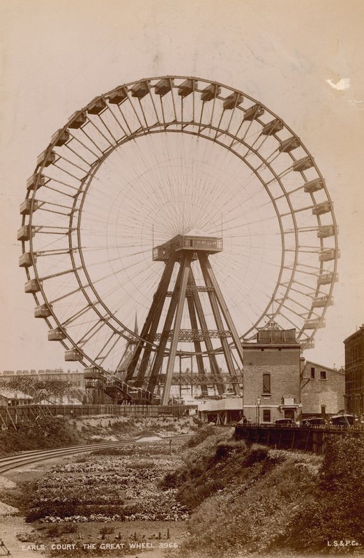 The Great Wheel at Earls Court, London by English Photographer