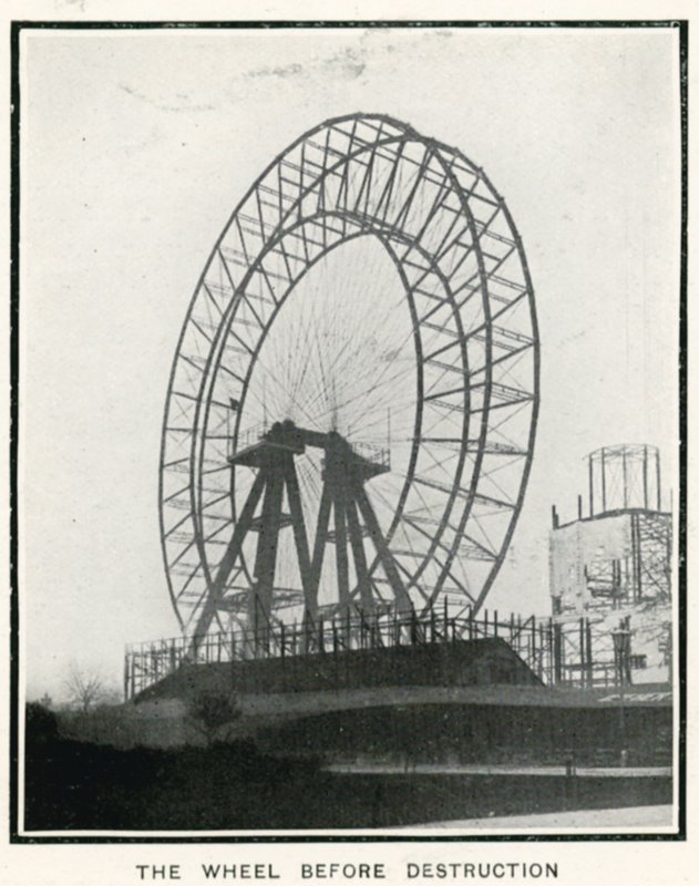 The Great Wheel at Earls Court, London; From The Sphere, 13 April 1907 by English Photographer