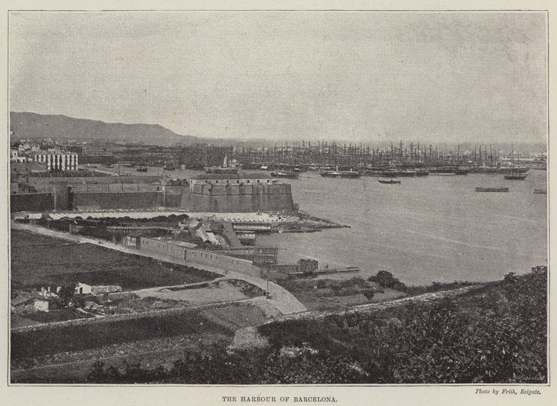 The Harbour of Barcelona by English Photographer