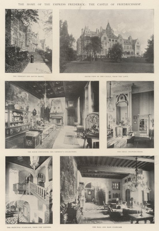 The Home of the Empress Frederick, the Castle of Friedrichshof by English Photographer