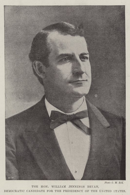 The Honourable William Jennings Bryan, Democratic Candidate for the Presidency of the United States by English Photographer