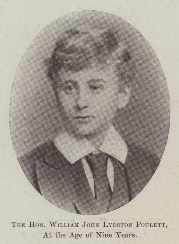 The Honourable William John Lydston Poulett, at the Age of Nine Years by English Photographer