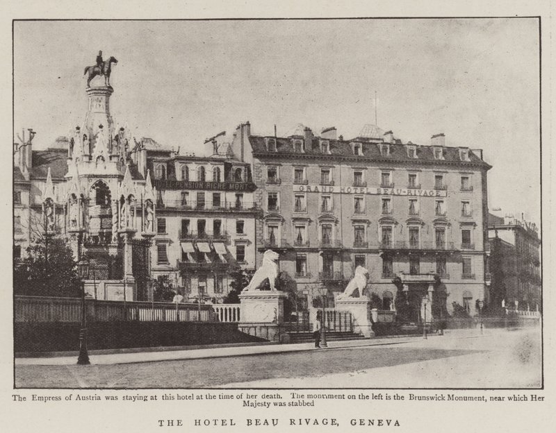 The Hotel Beau Rivage, Geneva by English Photographer