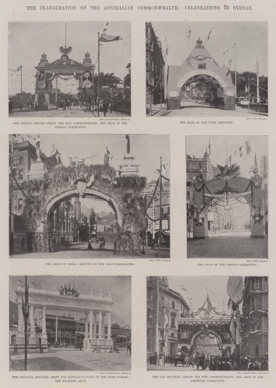 The Inauguration of the Australian Commonwealth, Celebrations in Sydney by English Photographer