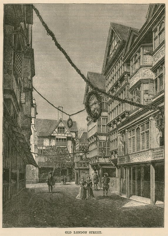The International Health Exhibition at South Kensington: All-Hallows Staining and Butchers Row by English Photographer