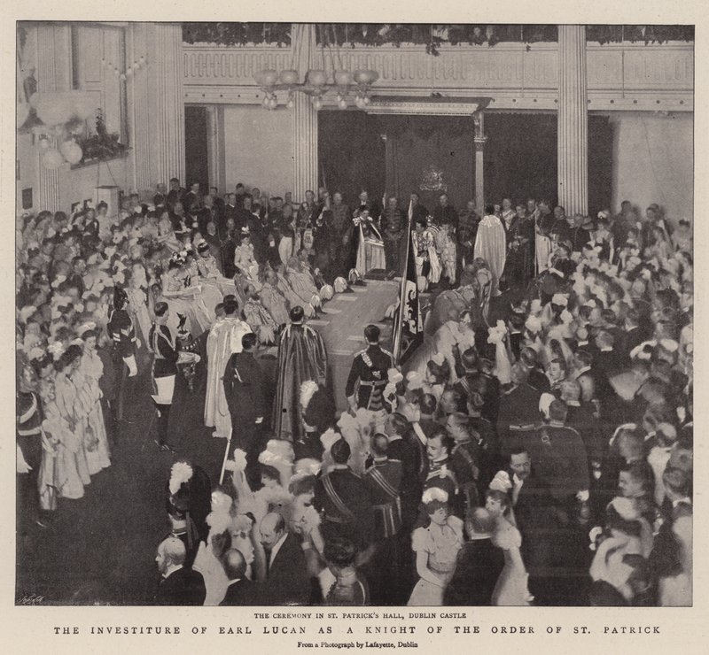 The Investiture of Earl Lucan as a Knight of the Order of St Patrick by English Photographer