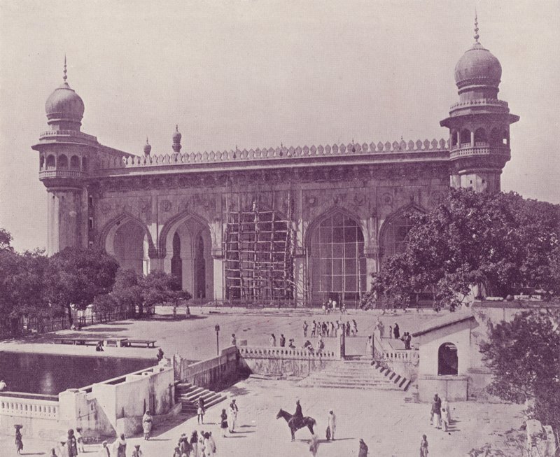 The Jumma Masjid, Hyderabad by English Photographer