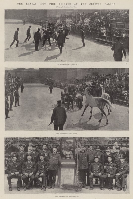 The Kansas City Fire Brigade at the Crystal Palace by English Photographer