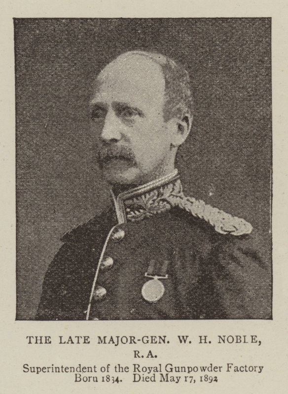 The Late Major-General W H Noble, RA by English Photographer