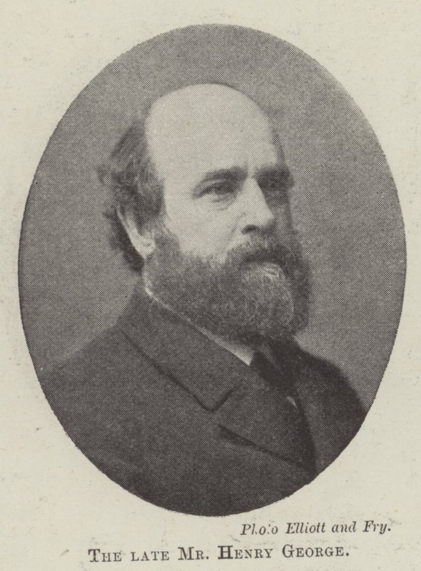 The Late Mr. Henry George by English Photographer