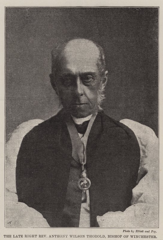 The Late Right Reverend Anthony Wilson Thorold, Bishop of Winchester by English Photographer