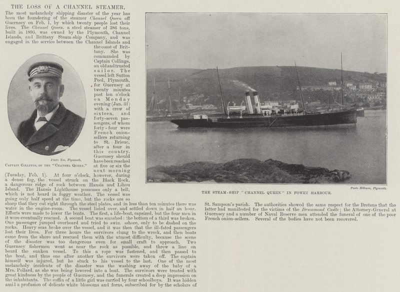 The Loss of a Channel Steamer by English Photographer