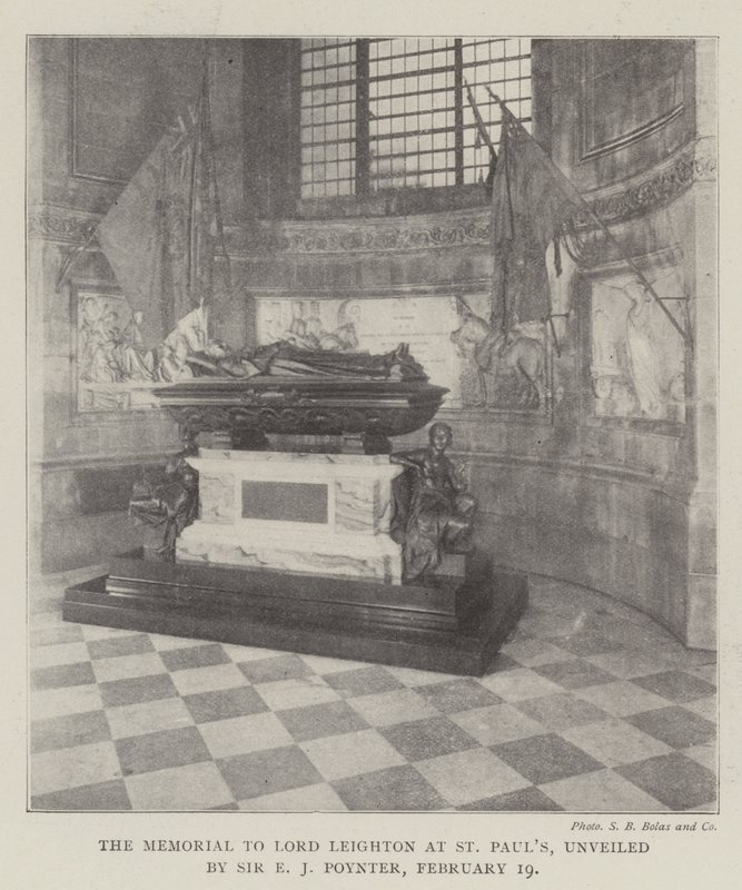 The Memorial to Lord Leighton at St Paul