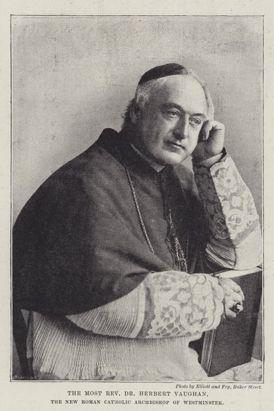 The Most Reverend Dr. Herbert Vaughan, the New Roman Catholic Archbishop of Westminster by English Photographer