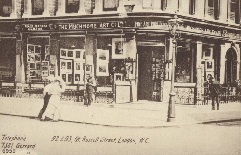 The Muchmore Art Co Ltd, 92 und 93, Great Russell Street, London, W C by English Photographer