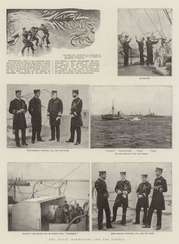 The Naval Manoeuvres and the Camera by English Photographer