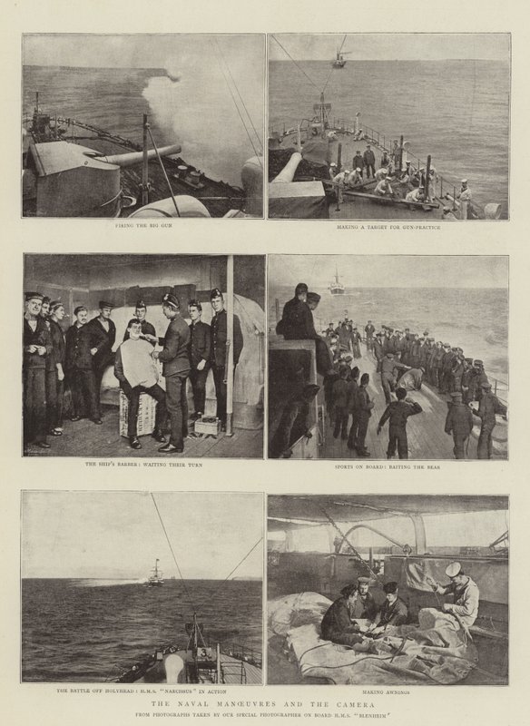 The Naval Manoeuvres and the Camera by English Photographer