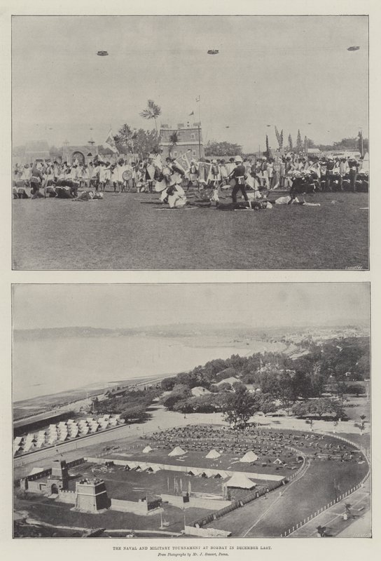 The Naval and Military Tournament at Bombay in December last by English Photographer
