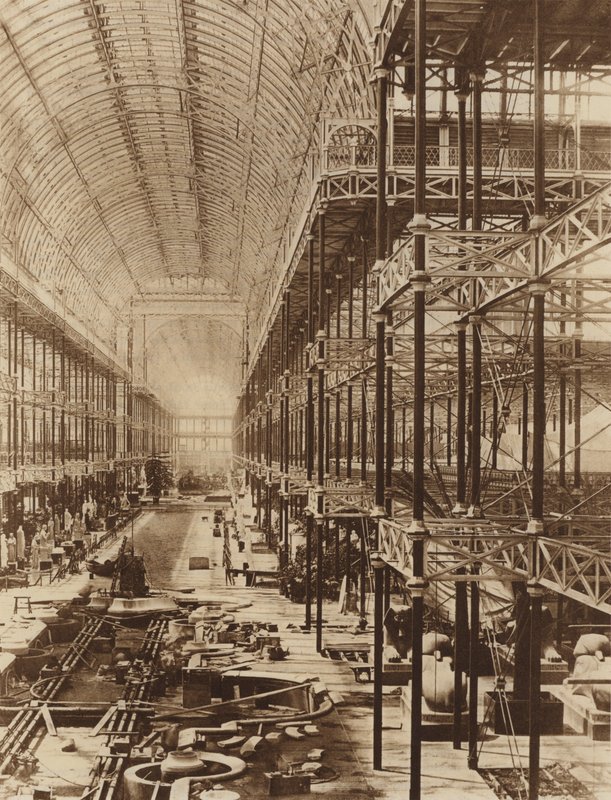 The Nave from the North end, Commencement of Montis Fountain by English Photographer