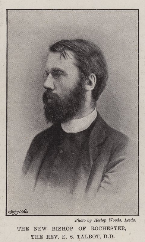 The New Bishop of Rochester, the Reverend E. S. Talbot, DD by English Photographer