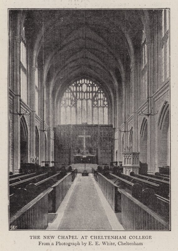 The New Chapel at Cheltenham College by English Photographer