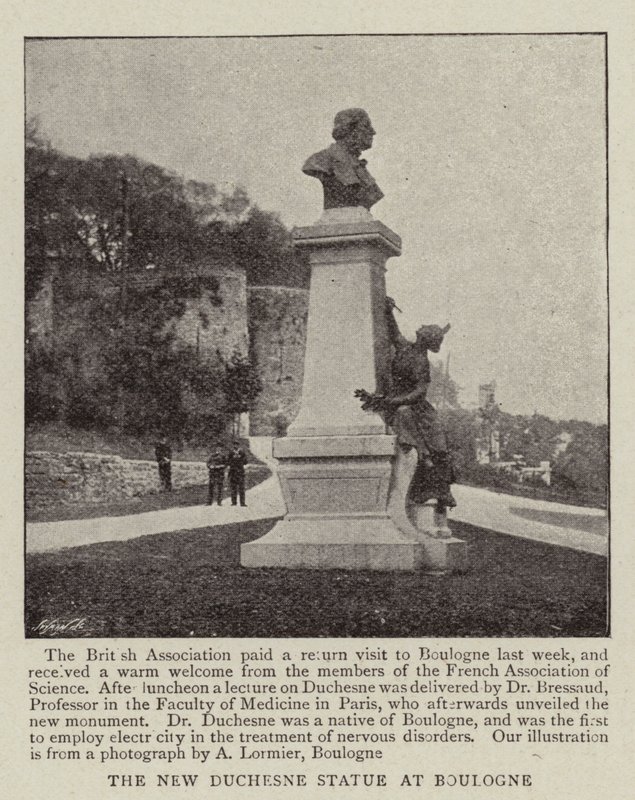 The New Duchesne Statue at Boulogne by English Photographer