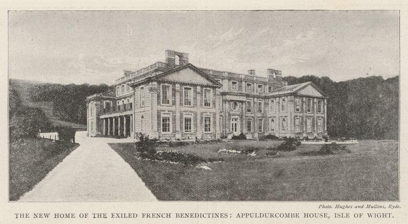 The New Home of the Exiled French Benedictines, Appuldurcombe House, Isle of Wight by English Photographer