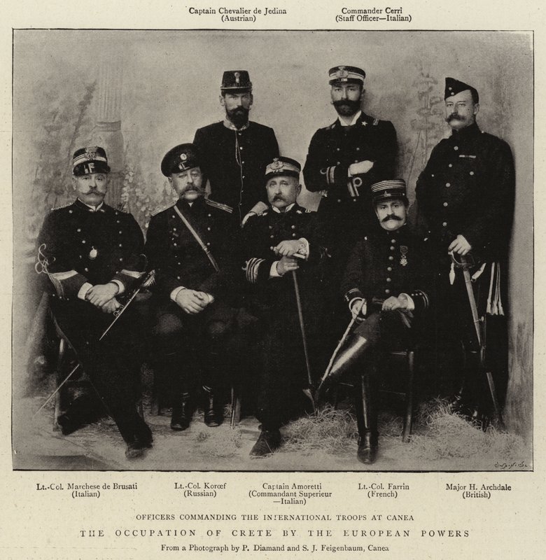 The Occupation of Crete by the European Powers by English Photographer