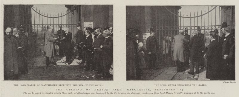 The Opening of Heaton Park, Manchester, 24 September by English Photographer