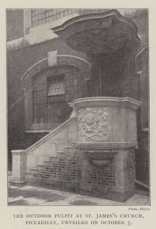 The Outdoor Pulpit at St James