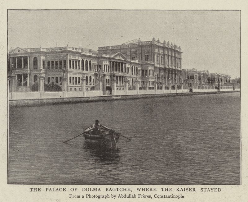 The Palace of Dolma Bagtche, Where the Kaiser Stayed by English Photographer