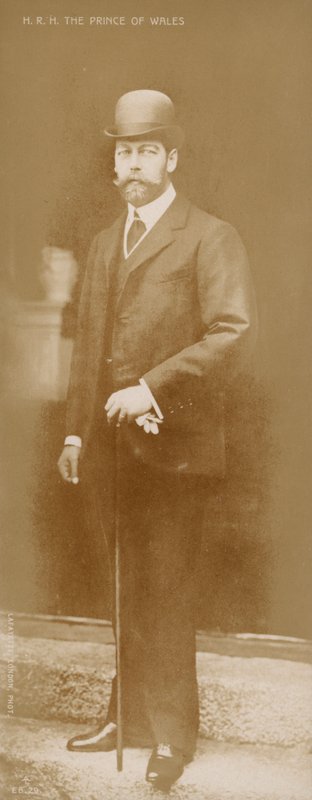 The Prince of Wales, the future King George V by English Photographer