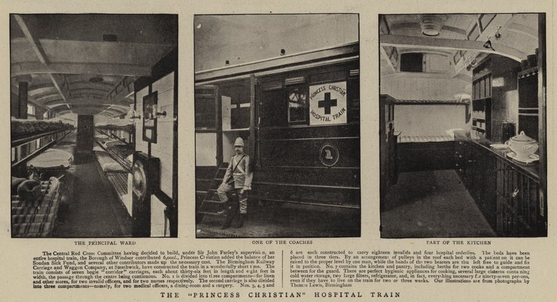 The Princess Christian Hospital Train by English Photographer