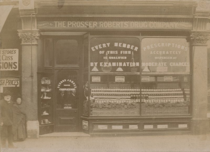 The Prosser Roberts Drug Company by English Photographer
