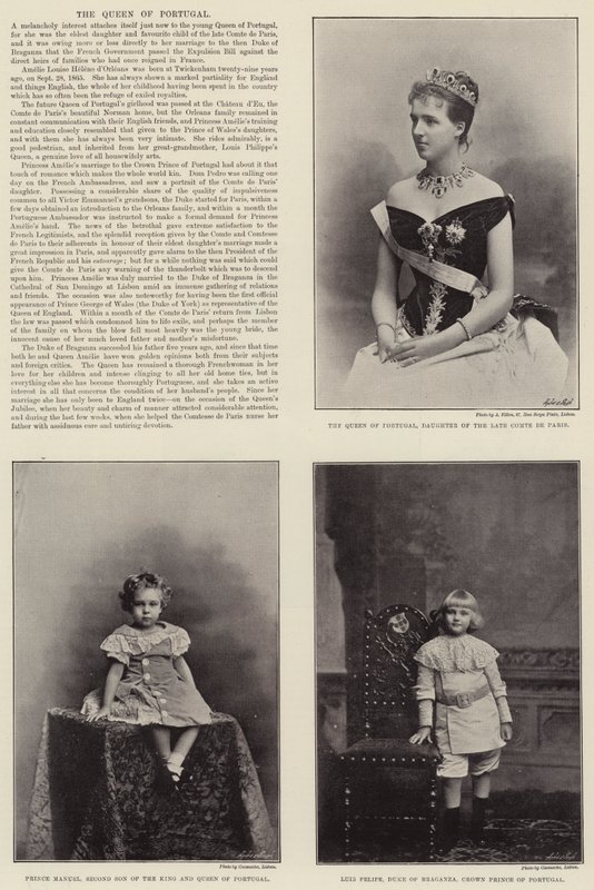 The Queen of Portugal by English Photographer