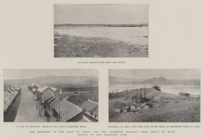 The Question of the Loan to Korea for the Northern Railway from Seoul to Wiju, Scenes on the Proposed Line by English Photographer